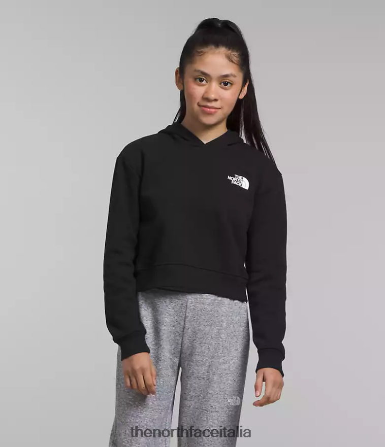 The North Face vestiario 460N8D266 grazie nero bambini Felpa con cappuccio in pile da campo