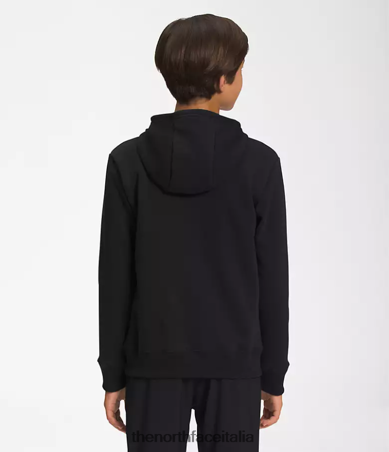 The North Face vestiario 460N8D1103 tnf nero/tnf nero/led giallo bambini Felpa con cappuccio in pile da campo