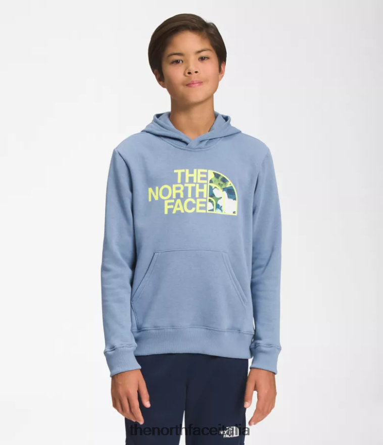 The North Face vestiario 460N8D1104 blu popolare bambini Felpa con cappuccio in pile da campo
