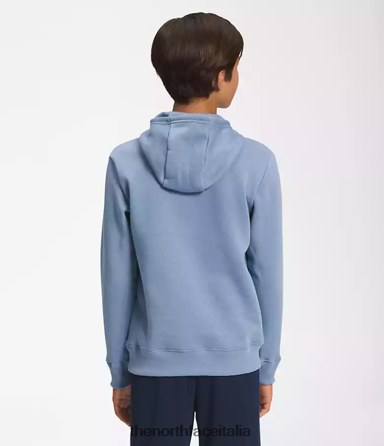 The North Face vestiario 460N8D1104 blu popolare bambini Felpa con cappuccio in pile da campo