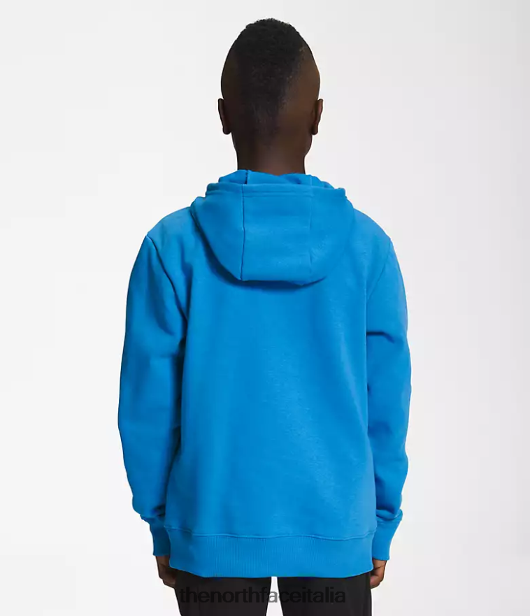 The North Face vestiario 460N8D1106 blu super sonico bambini Felpa con cappuccio in pile da campo