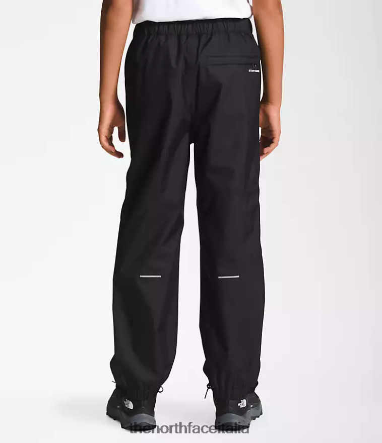 The North Face vestiario 460N8D269 grazie nero bambini pantaloni antipioggia antora