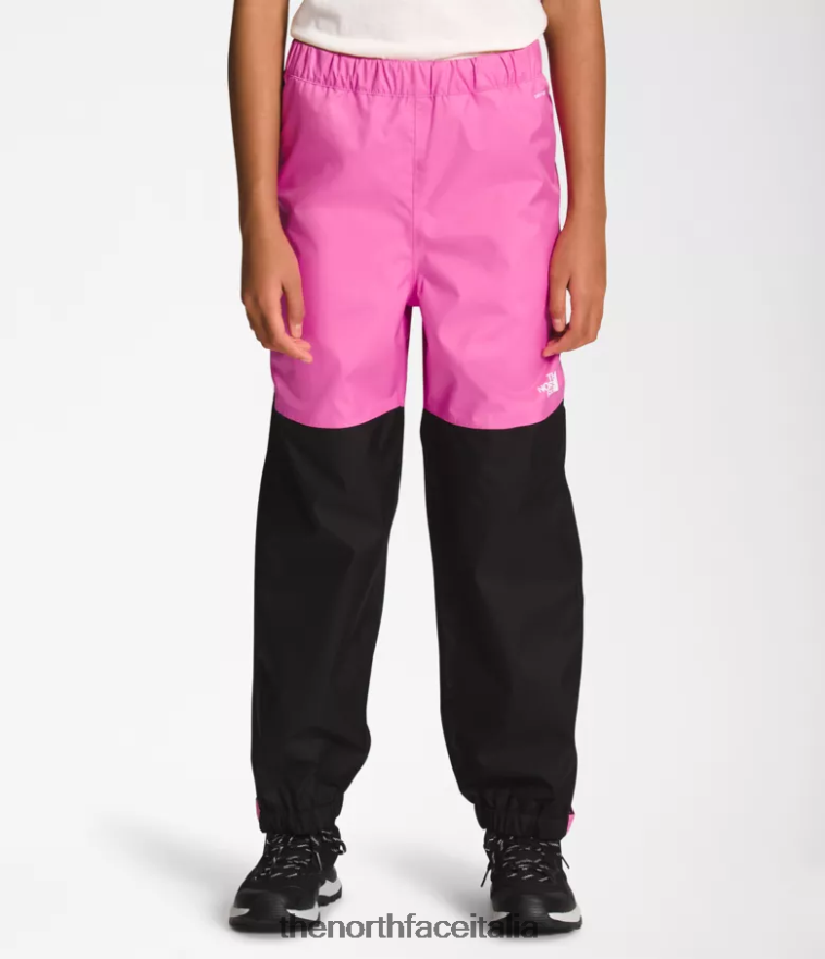 The North Face vestiario 460N8D270 super rosa bambini pantaloni antipioggia antora
