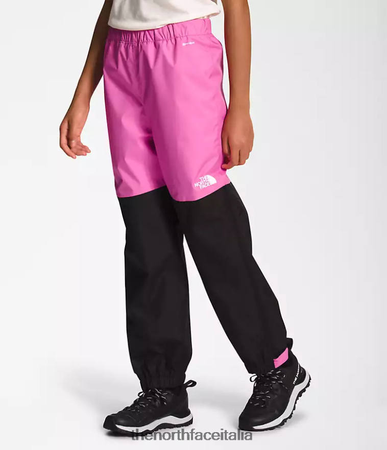 The North Face vestiario 460N8D270 super rosa bambini pantaloni antipioggia antora