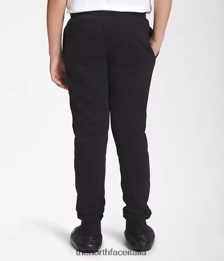 The North Face vestiario 460N8D393 grazie nero bambini pantaloni da jogging in pile da campo