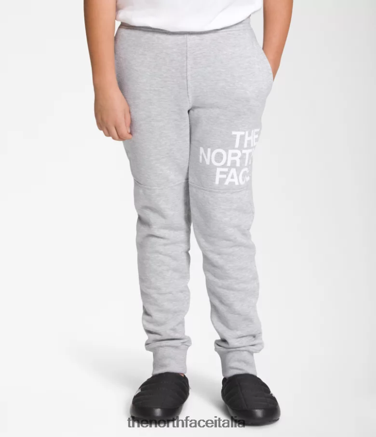 The North Face vestiario 460N8D394 tnf grigio erica chiaro bambini pantaloni da jogging in pile da campo