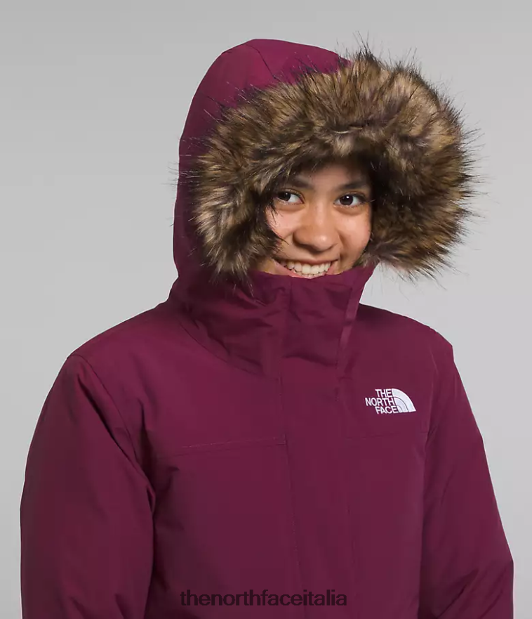 The North Face vestiario 460N8D178 boysenberry bambini parka artico