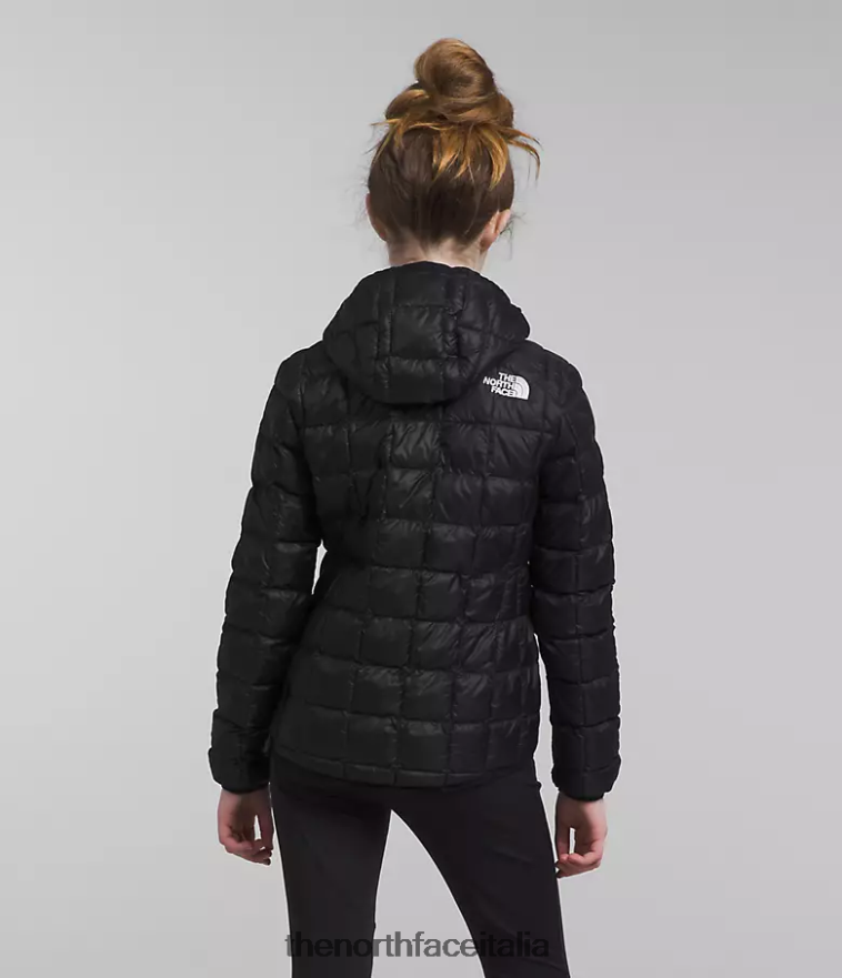 The North Face vestiario 460N8D181 grazie nero bambini Giacca con cappuccio Thermoball