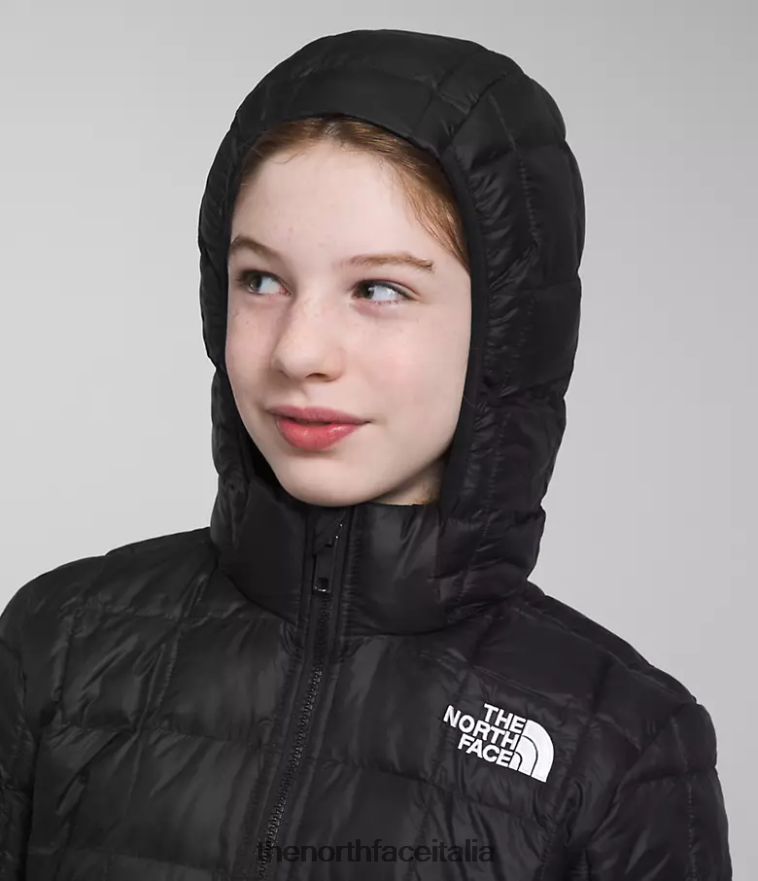 The North Face vestiario 460N8D181 grazie nero bambini Giacca con cappuccio Thermoball