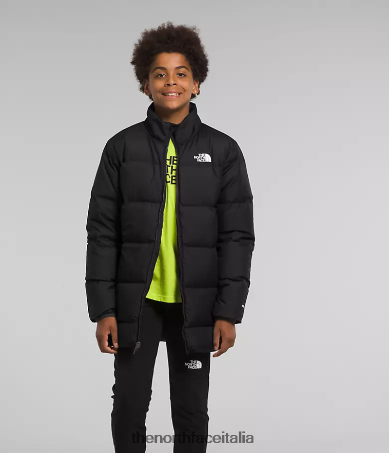 The North Face vestiario 460N8D341 grazie nero bambini triclima nord-basso