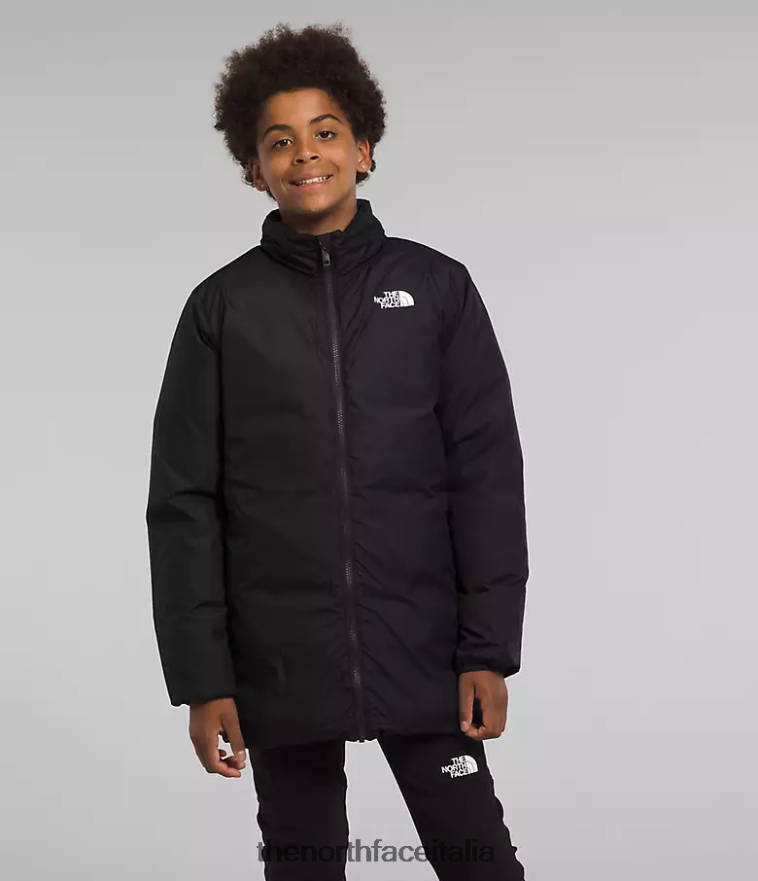 The North Face vestiario 460N8D341 grazie nero bambini triclima nord-basso