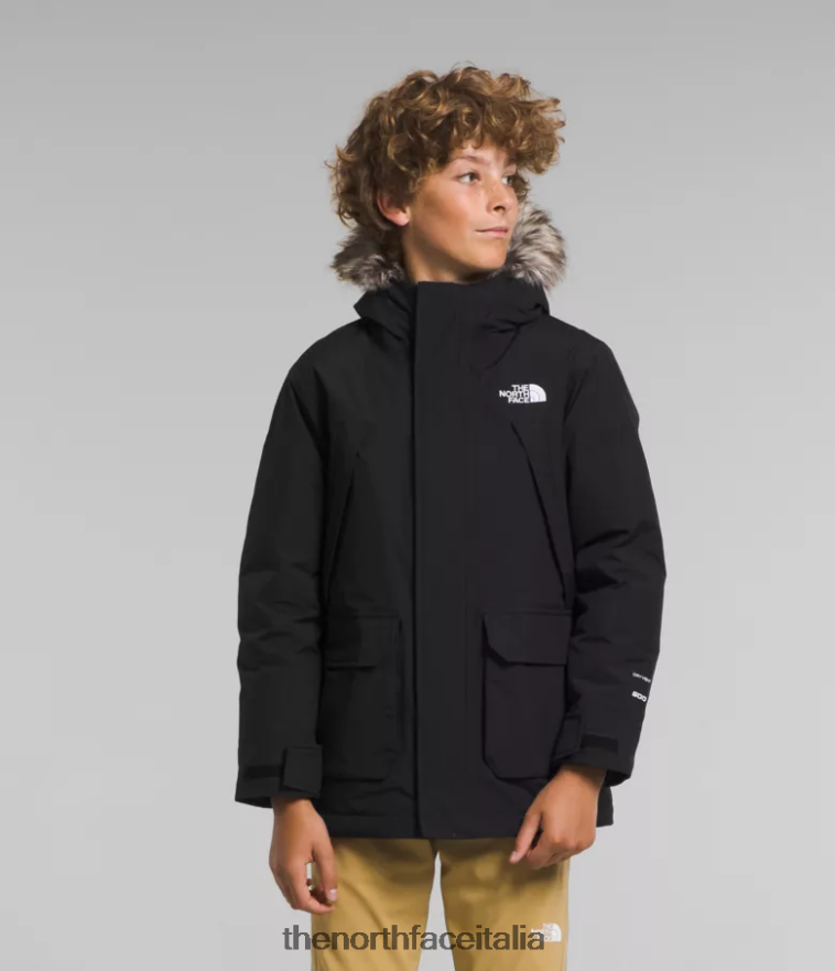 The North Face vestiario 460N8D462 grazie nero bambini Parka McMurdo
