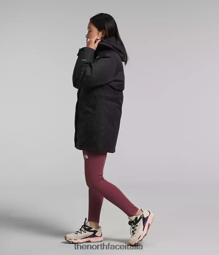 The North Face vestiario 460N8D578 grazie nero bambini triclima nord-basso