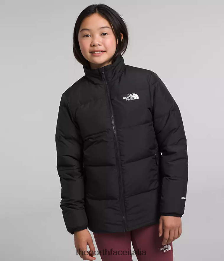 The North Face vestiario 460N8D578 grazie nero bambini triclima nord-basso