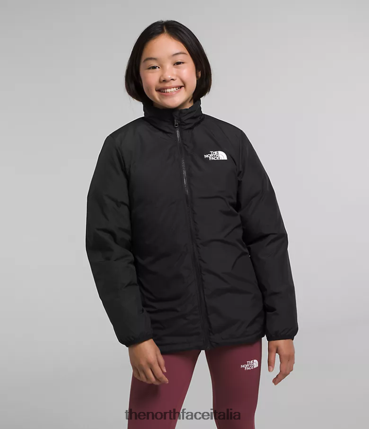 The North Face vestiario 460N8D578 grazie nero bambini triclima nord-basso