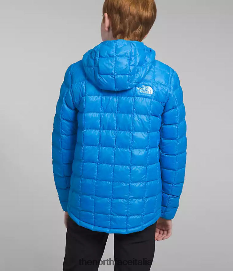 The North Face vestiario 460N8D632 blu ottico bambini Giacca con cappuccio Thermoball