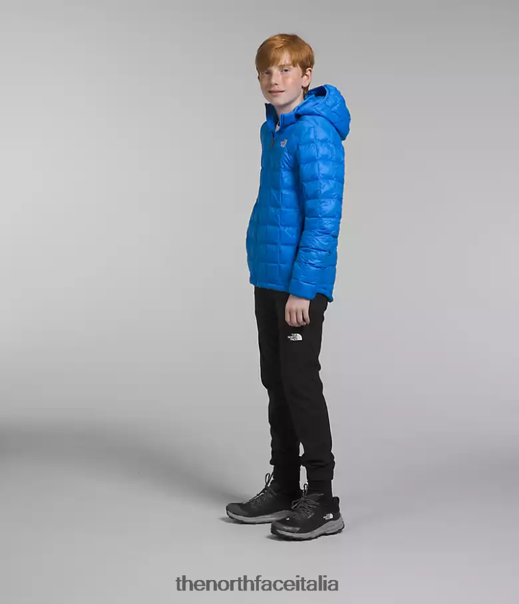 The North Face vestiario 460N8D632 blu ottico bambini Giacca con cappuccio Thermoball