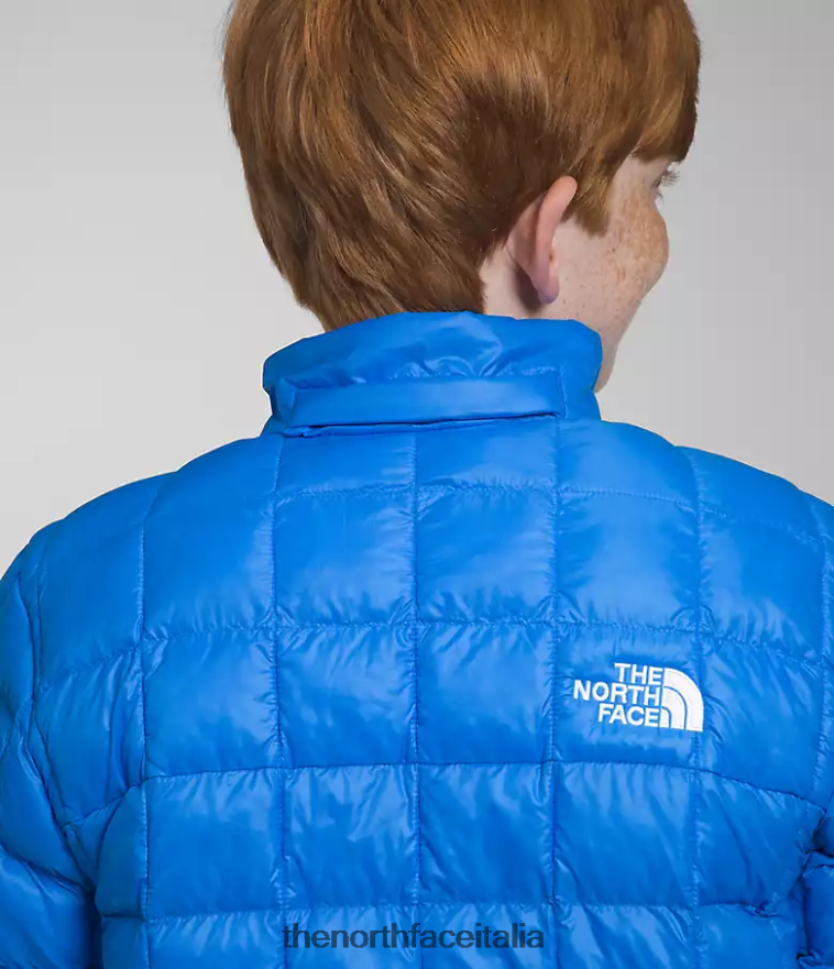 The North Face vestiario 460N8D632 blu ottico bambini Giacca con cappuccio Thermoball