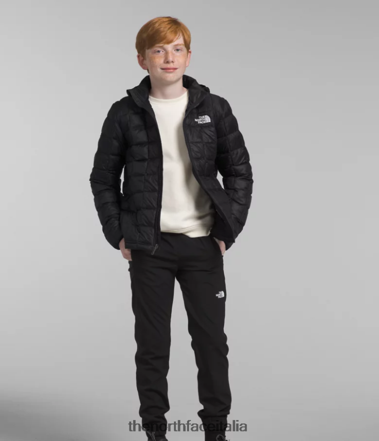 The North Face vestiario 460N8D633 grazie nero bambini Giacca con cappuccio Thermoball