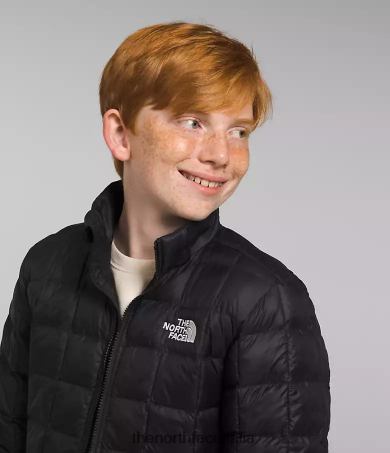 The North Face vestiario 460N8D633 grazie nero bambini Giacca con cappuccio Thermoball