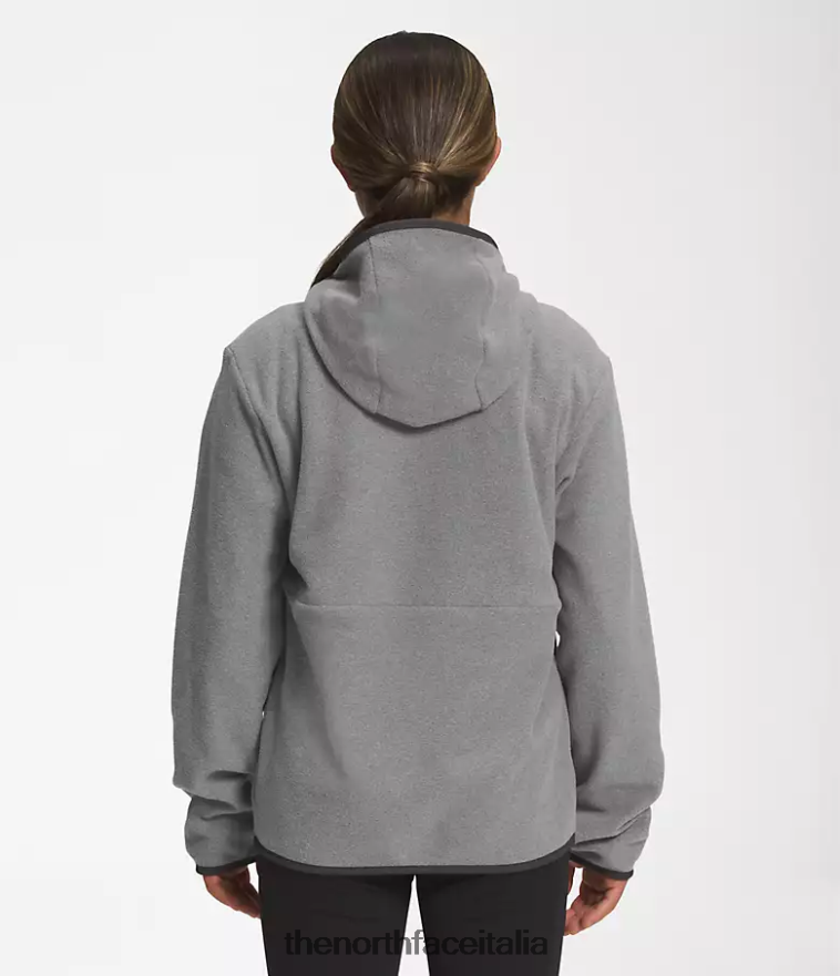 The North Face vestiario 460N8D519 tnf grigio erica medio bambini Giacca con cappuccio e zip intera Glacier