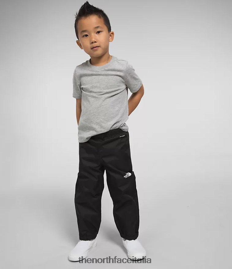 The North Face vestiario 460N8D271 grazie nero bambini pantaloni antipioggia antora