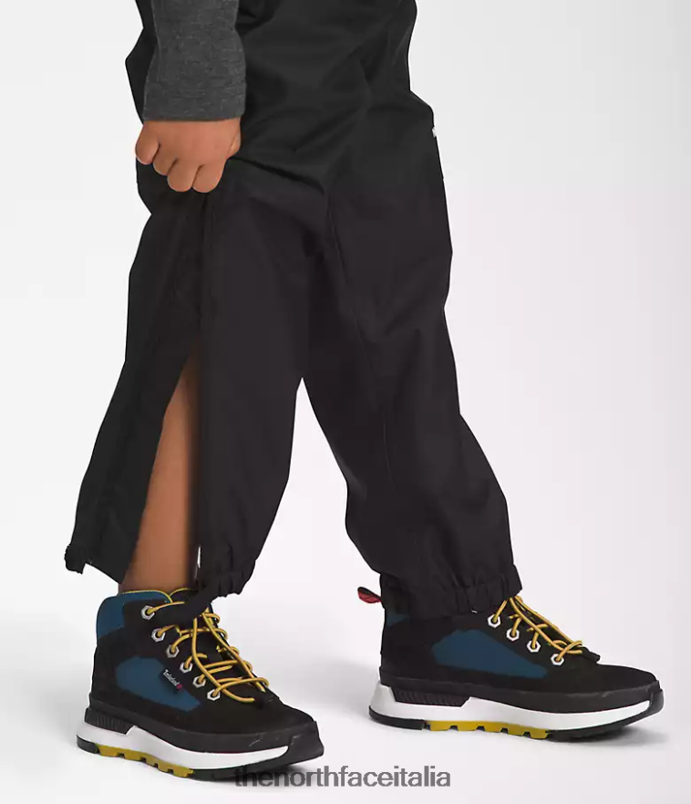 The North Face vestiario 460N8D271 grazie nero bambini pantaloni antipioggia antora