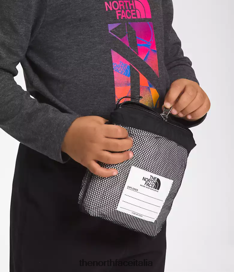 The North Face vestiario 460N8D271 grazie nero bambini pantaloni antipioggia antora