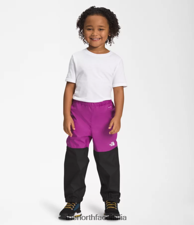 The North Face vestiario 460N8D272 fiore di cactus viola bambini pantaloni antipioggia antora