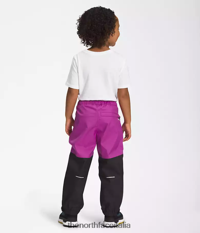 The North Face vestiario 460N8D272 fiore di cactus viola bambini pantaloni antipioggia antora