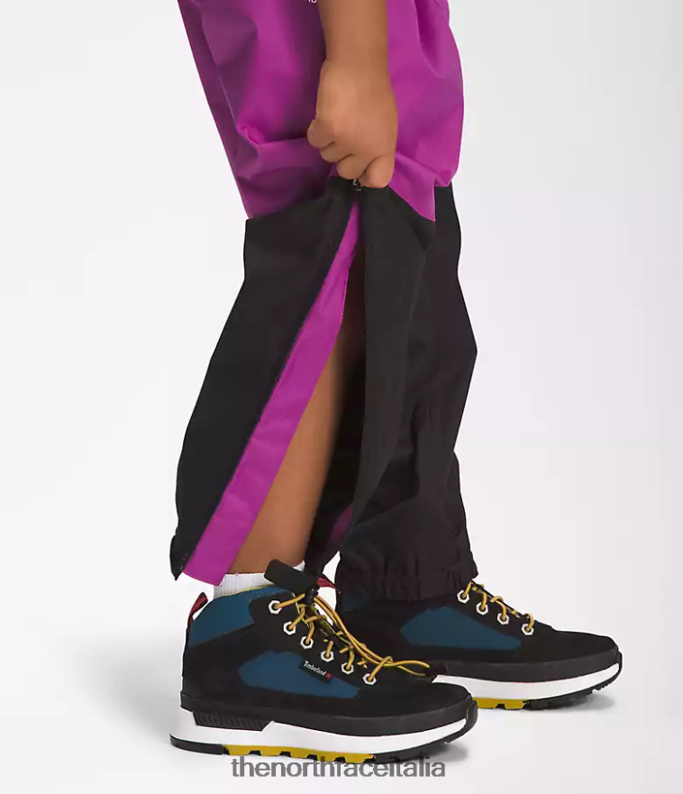 The North Face vestiario 460N8D272 fiore di cactus viola bambini pantaloni antipioggia antora