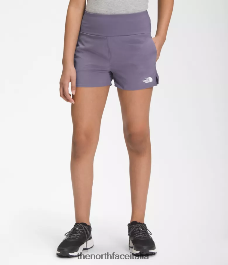 The North Face vestiario 460N8D69 ardesia lunare bambini sui pantaloncini da pista