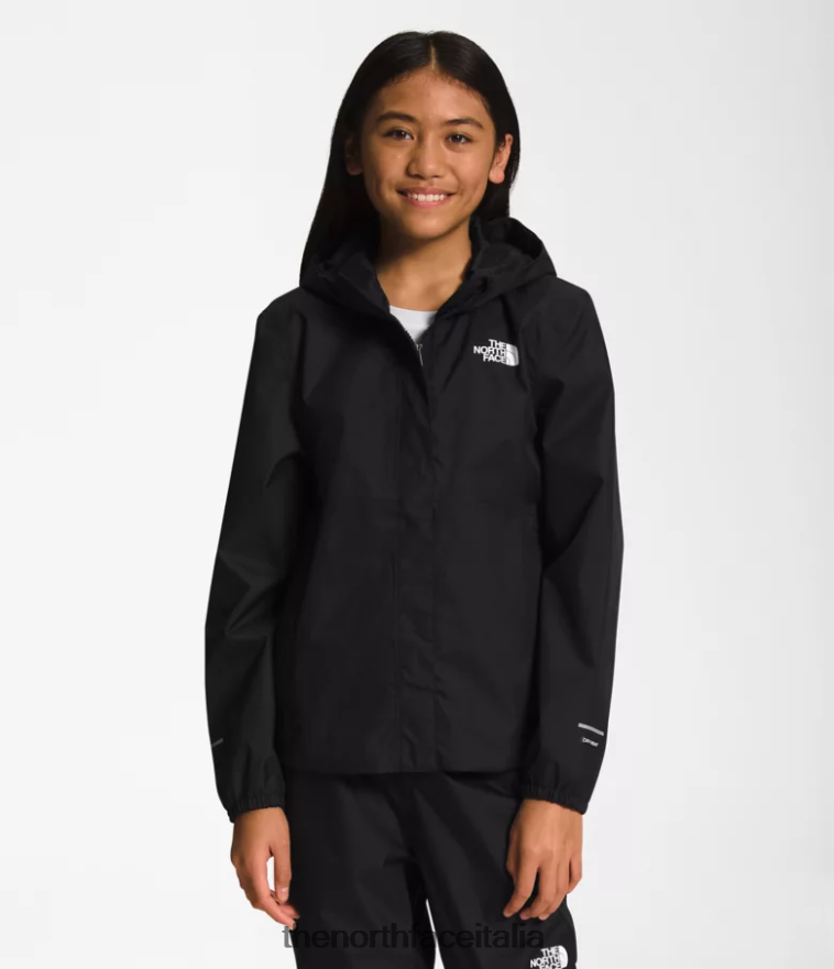 The North Face vestiario 460N8D751 grazie nero bambini giacca antipioggia antora