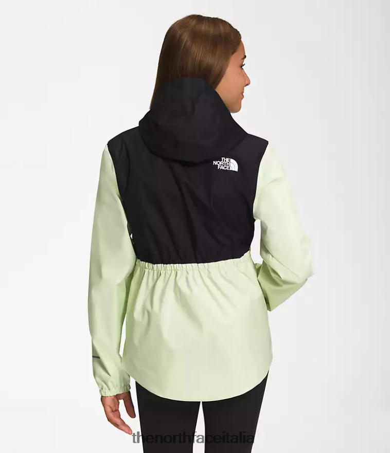 The North Face vestiario 460N8D753 crema al lime bambini giacca antipioggia antora