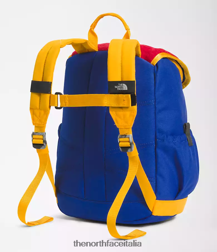 The North Face accessorio 460N8D395 tnf rosso/verde erba intenso/tnf blu bambini mini zaino da esploratore per ragazzi