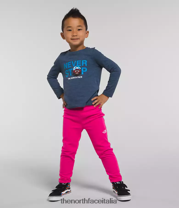 The North Face vestiario 460N8D1063 Sig. rosa bambini pantaloni da ghiacciaio