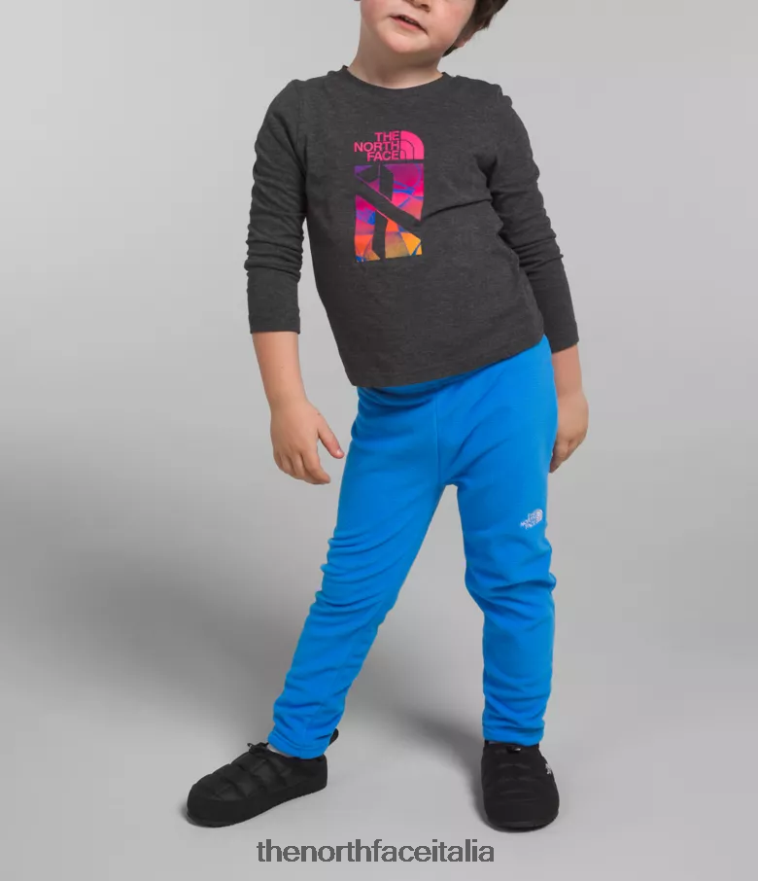 The North Face vestiario 460N8D1064 blu ottico bambini pantaloni da ghiacciaio