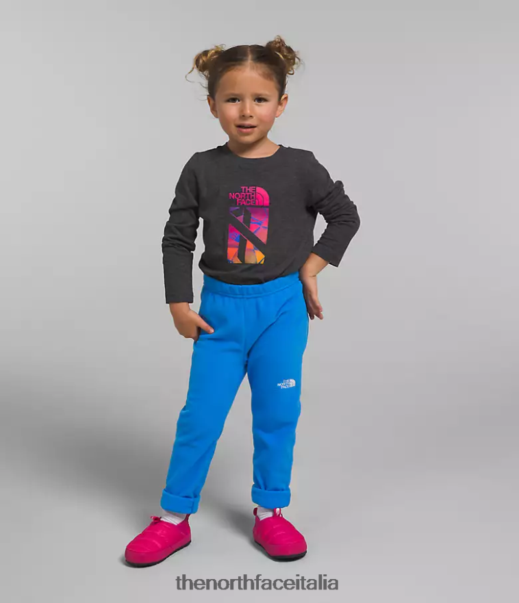 The North Face vestiario 460N8D1064 blu ottico bambini pantaloni da ghiacciaio