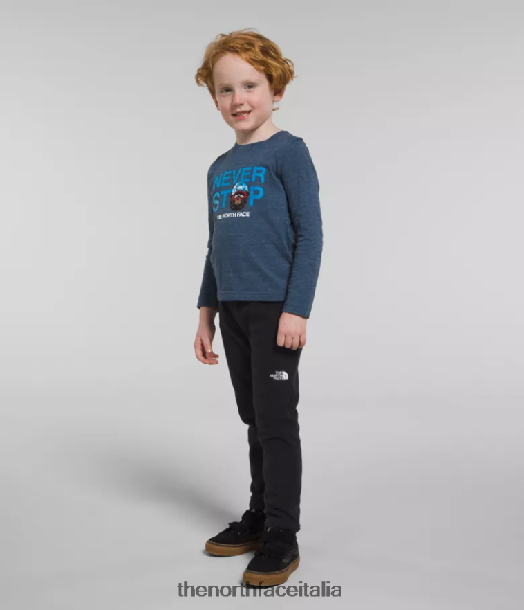 The North Face vestiario 460N8D1065 grazie nero bambini pantaloni da ghiacciaio