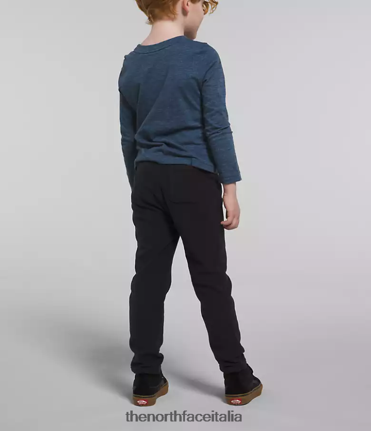 The North Face vestiario 460N8D1065 grazie nero bambini pantaloni da ghiacciaio