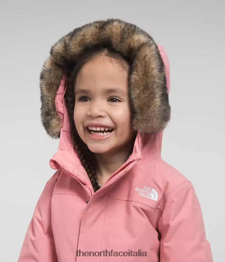 The North Face vestiario 460N8D1154 rosa ombrosa bambini parka artico