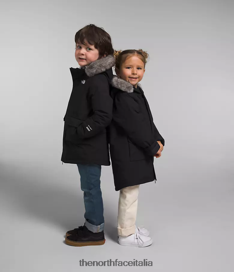 The North Face vestiario 460N8D1155 grazie nero bambini parka artico