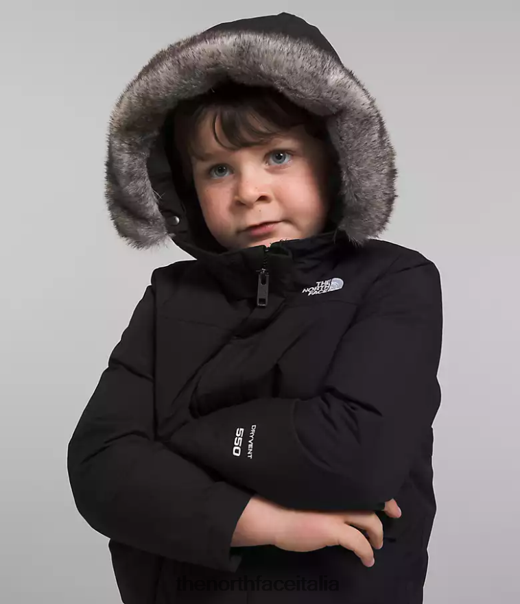 The North Face vestiario 460N8D1155 grazie nero bambini parka artico