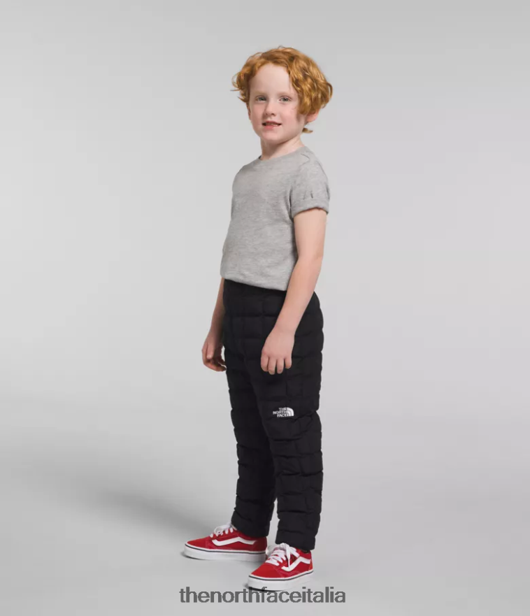 The North Face vestiario 460N8D1190 grazie nero bambini pantaloni termici reversibili