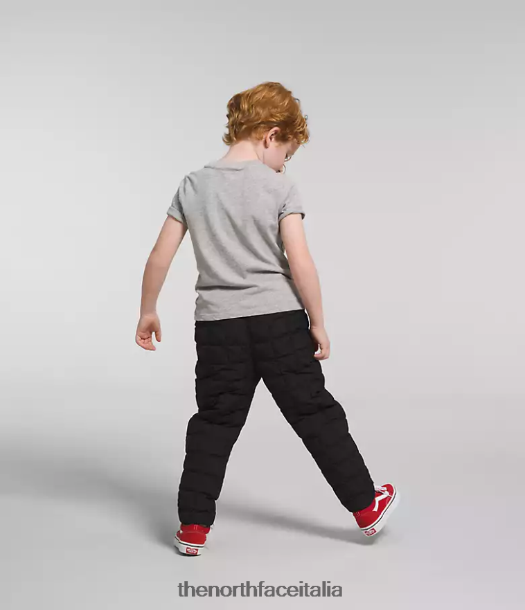 The North Face vestiario 460N8D1190 grazie nero bambini pantaloni termici reversibili