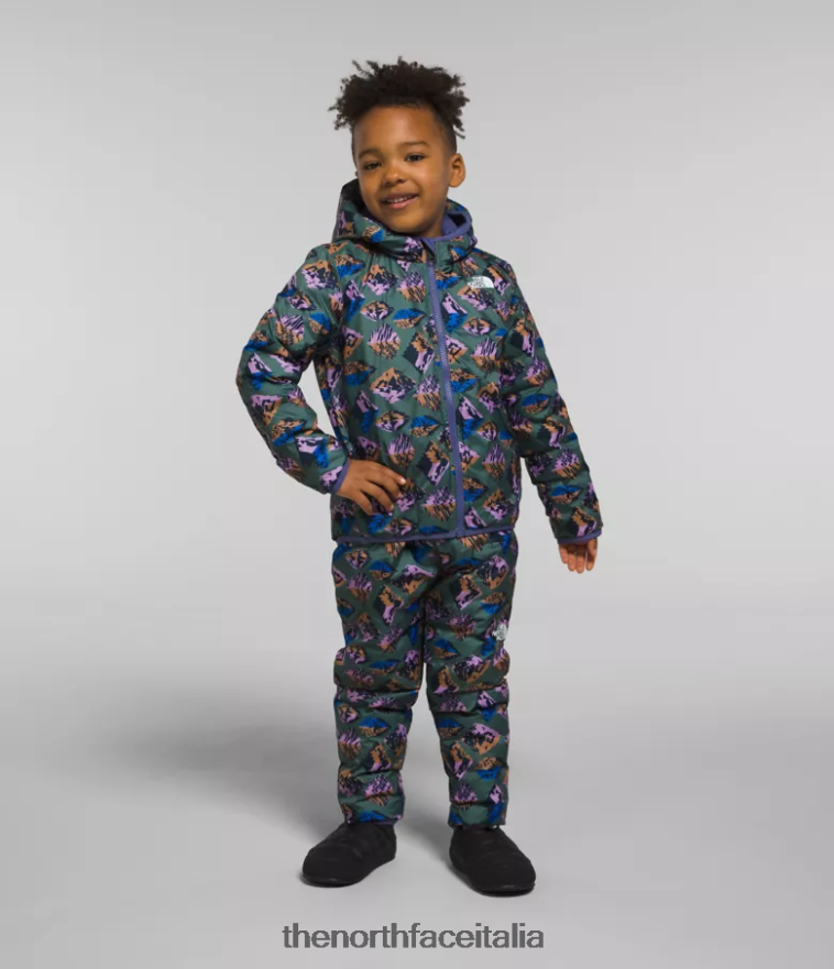 The North Face vestiario 460N8D1191 grotta blu bambini pantaloni termici reversibili