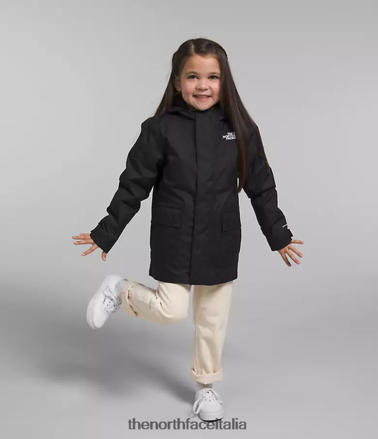 The North Face vestiario 460N8D585 grazie nero bambini triclima nord-basso