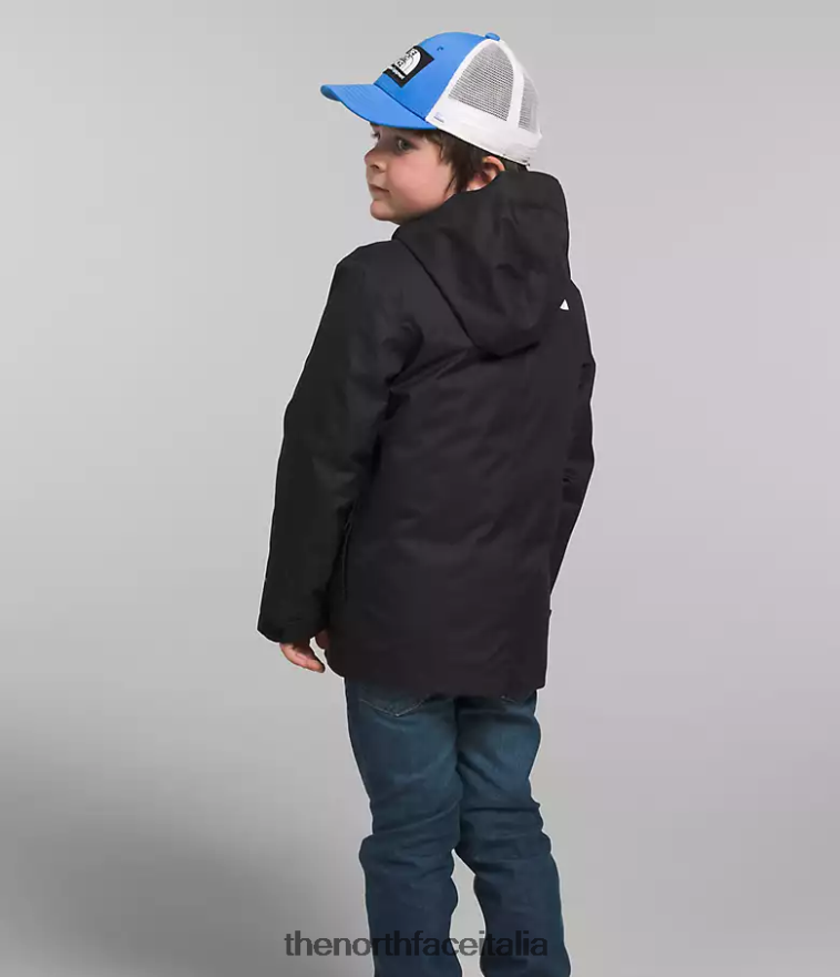 The North Face vestiario 460N8D585 grazie nero bambini triclima nord-basso