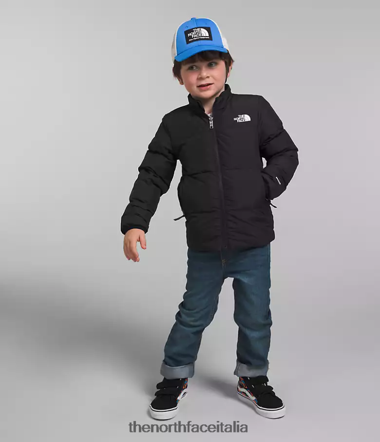The North Face vestiario 460N8D585 grazie nero bambini triclima nord-basso