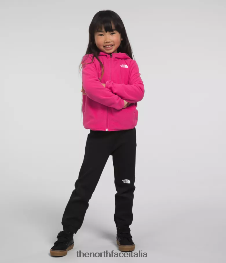 The North Face vestiario 460N8D692 Sig. rosa bambini Felpa con cappuccio e zip intera Glacier